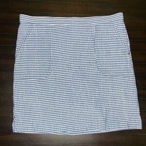 Cathy Daniels Gingham Skort